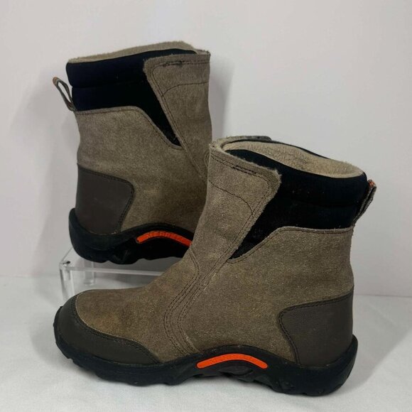 MERRELL Jungle Moc Casl Boots Select Dry Suede Pull On US 12 Toddler - Picture 8 of 8